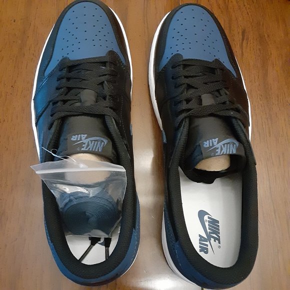 SIZE 10.5 - Air Jordan 1 Retro Low OG Mystic Navy - CZ0790-041 - AUTHENTIC NEW!! - Picture 6 of 7